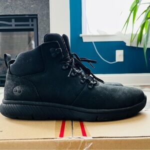 Timberland Men's 8 Boltero Mid Hiker Black Nubuck Mesh Boot